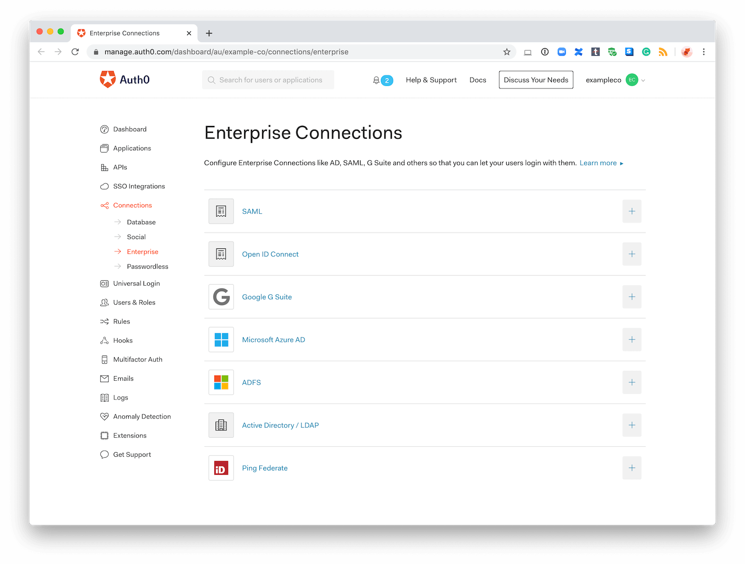 Connect Your PingFederate Server to Auth0