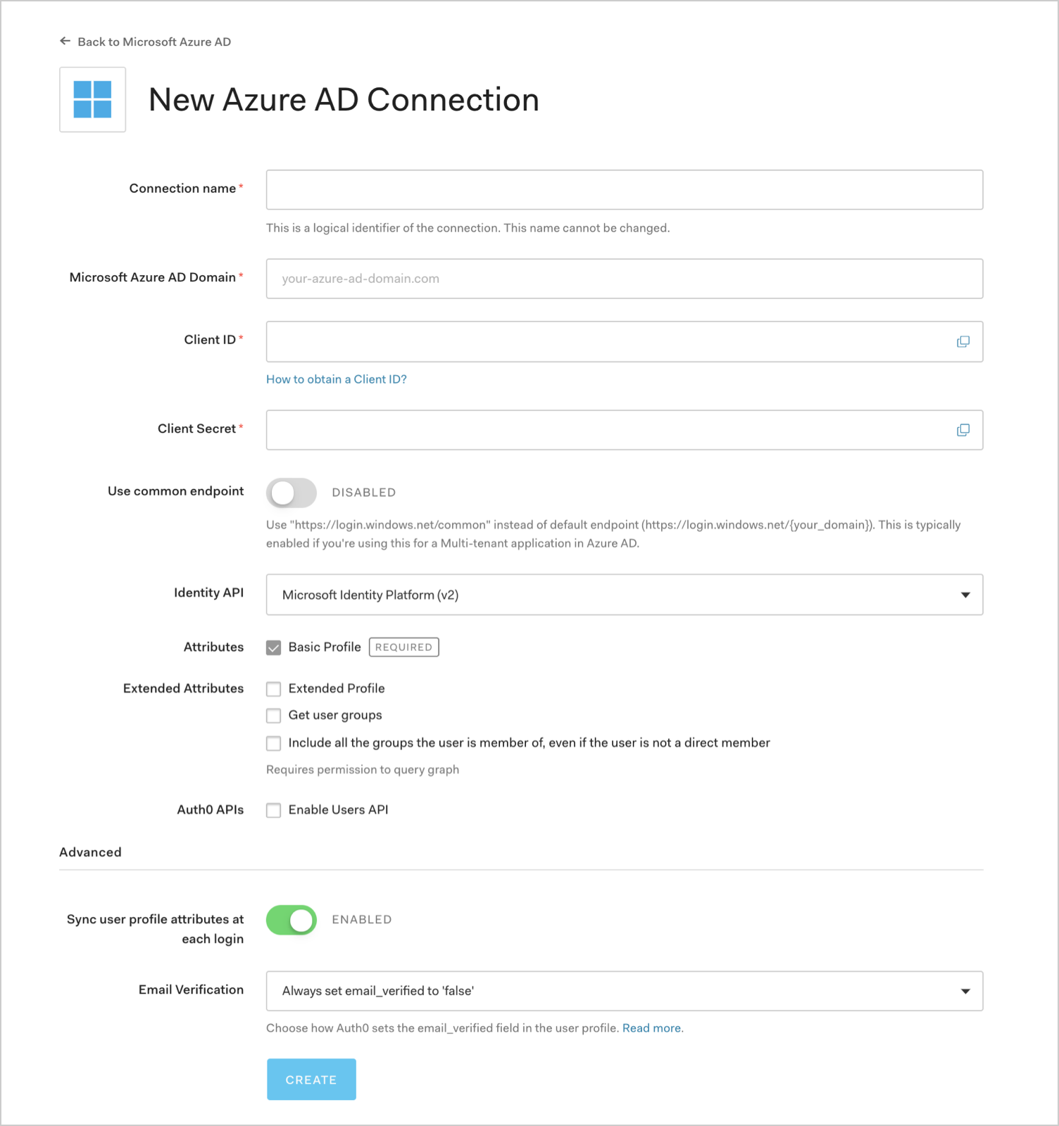 azure ad login