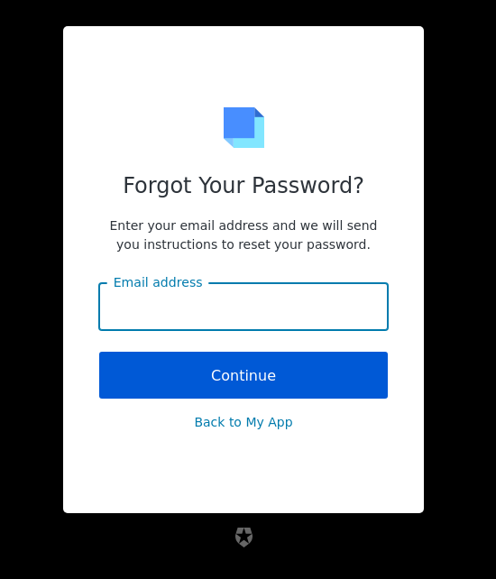 Prompt Reset Password