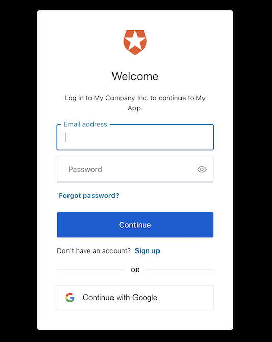 Auth0 Universal Login