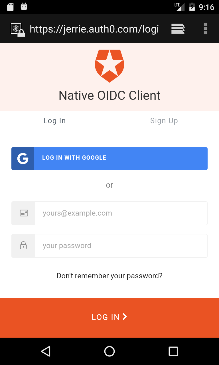 Lock UI