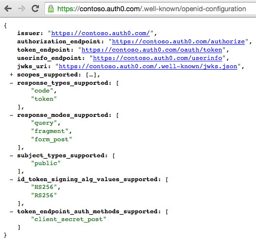 Configure Applications With OpenID Connect Discovery